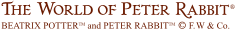 THE WORLD OF PETER RABBIT�@BEATRIX POTTER and PETER RABBIT�iC�jF.W & Co.